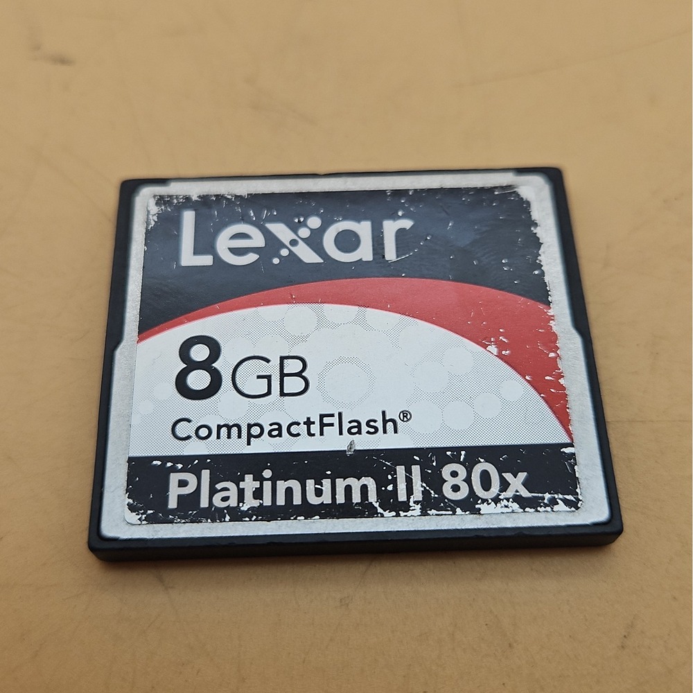 Lexar 8gb Compact Flash Platinum II 80x